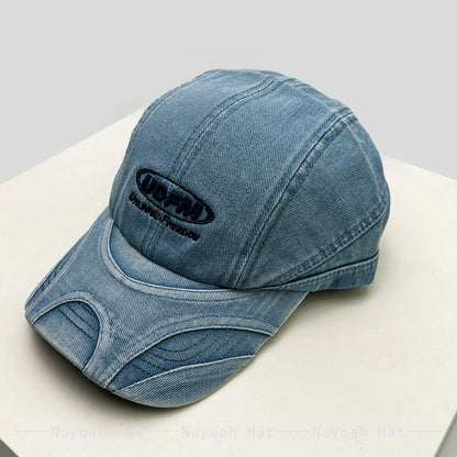 New Men Women Niche Retro Solid Embroidered Letters Baseball Hats