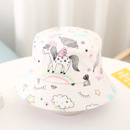 2-4 Years Summer Baby Hat Kids Cotton UV Protection Sun Cap Children