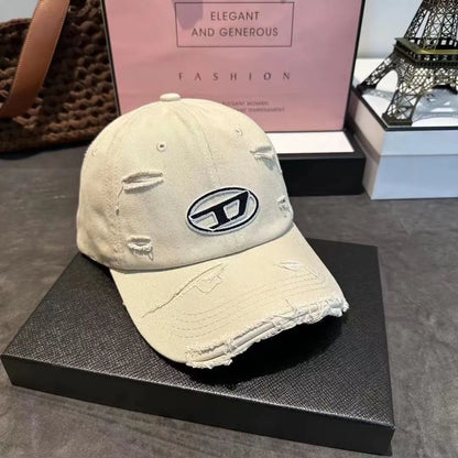 2026 D Letter Baseball Cap Makes Your Face Look Smaller