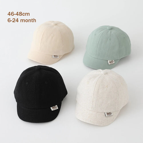 Baby Baseball Caps Summer Casual Hat Sun Visor For Toddler Infant Boys Girls Cute Cartoon Adjustable