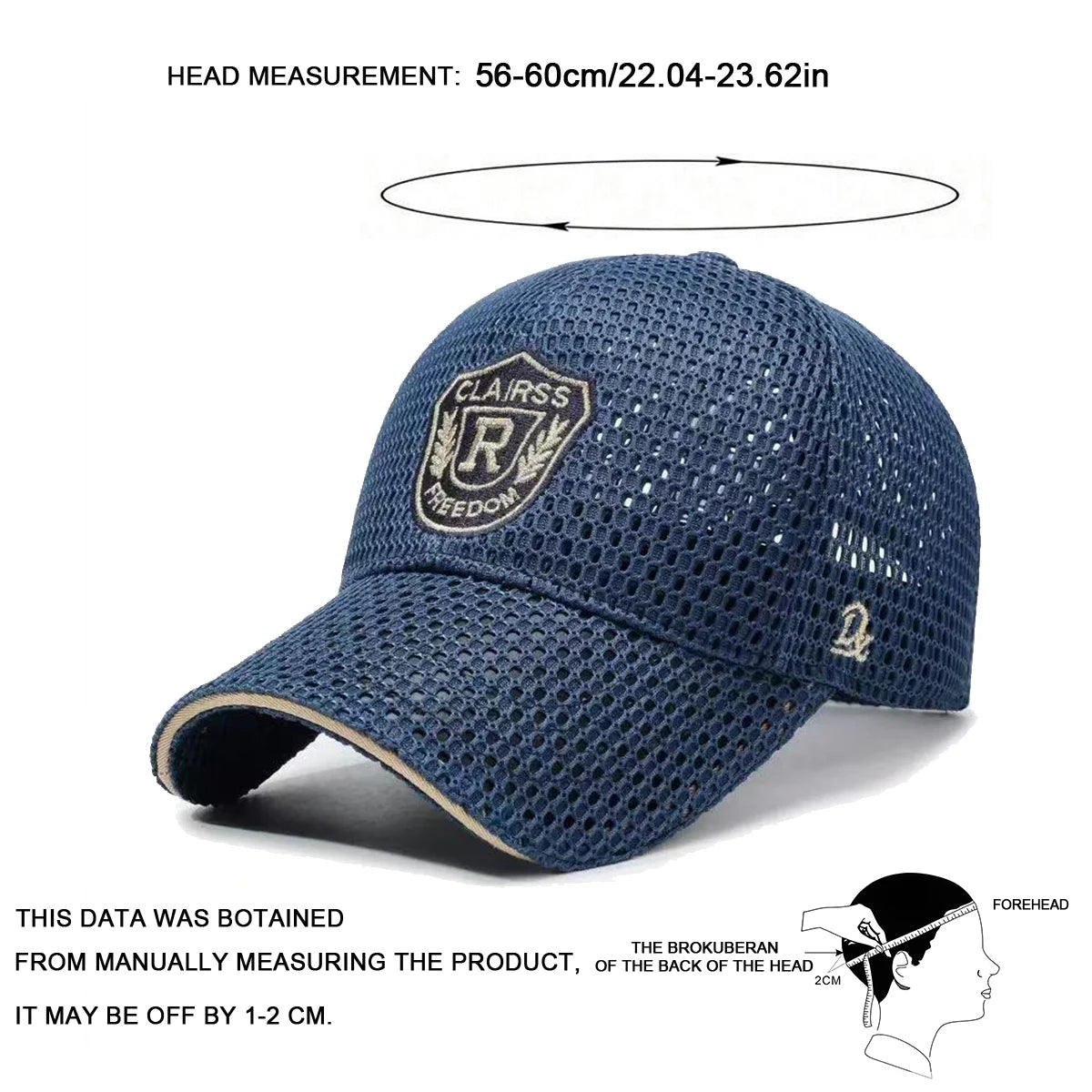 Unisex Baseball Net Caps Spring Summer Outdoor Adjustable
