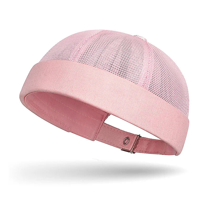 Summer Brimless Melon Skin Hat Adjustable