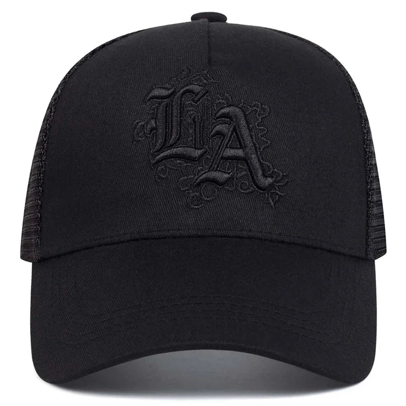 Unisex Letter Embroidery Baseball Net Caps Spring Summer