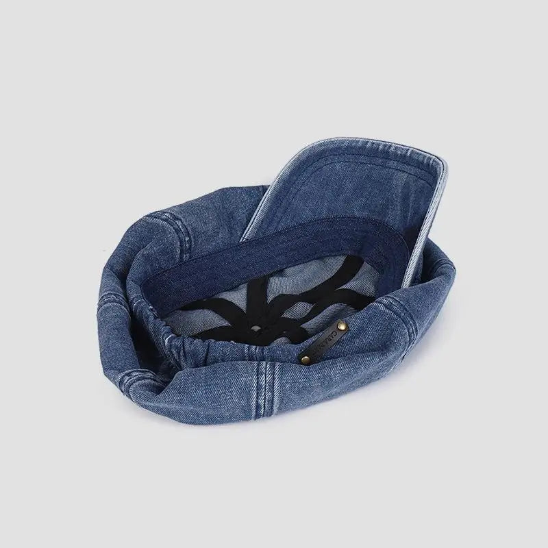 Cotton Denim Beret Hat Men Women Fashion Autumn Vintage Newsboy
