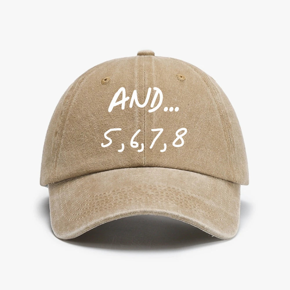 Vintage Men Women Washed Baseball Cap