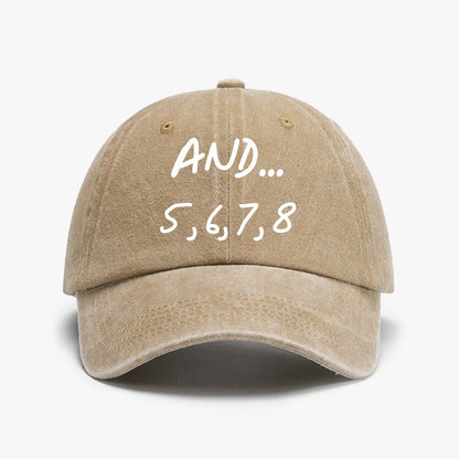 Vintage Men Women Washed Baseball Cap