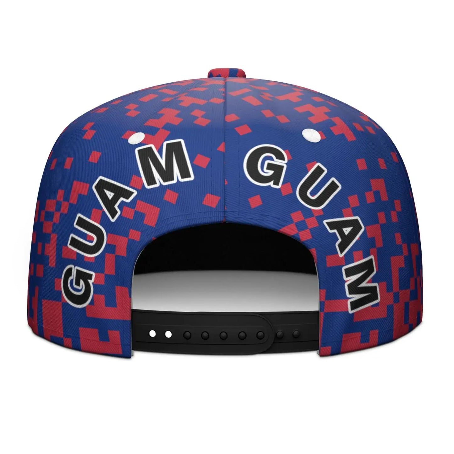 Guam Flat Brimmed Cap Free Custom Made Name Number Team