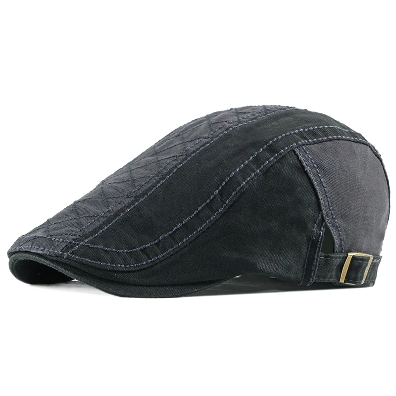 Men Women Beret Spring Autumn Cotton Flat Cap