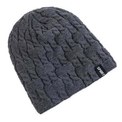 New Women Winter Hats Female Sports Label Casual Beanie Hat