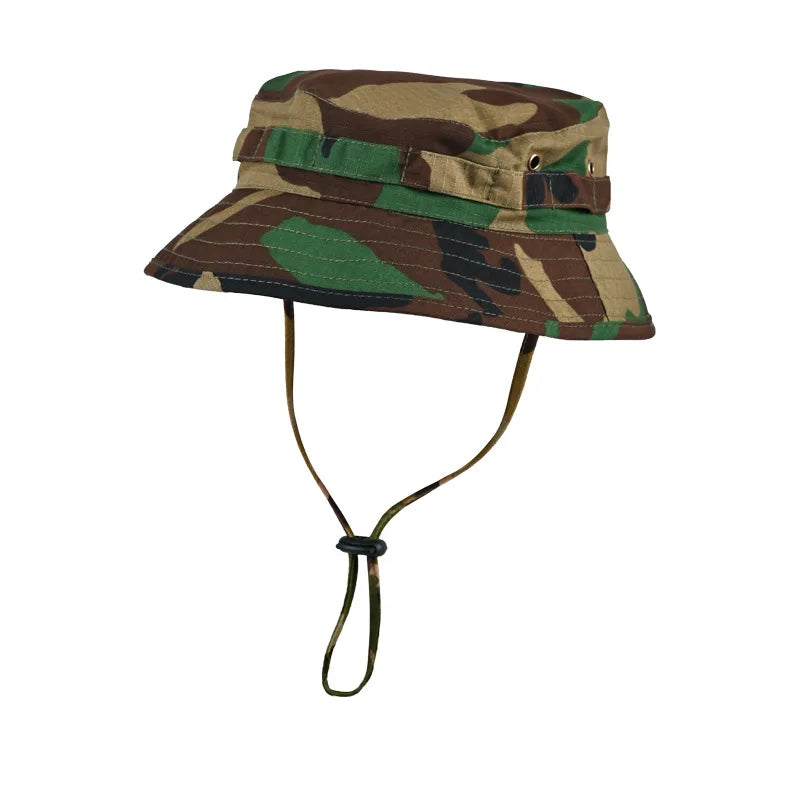 Custom Printed Logo Camouflage Bucket Hat