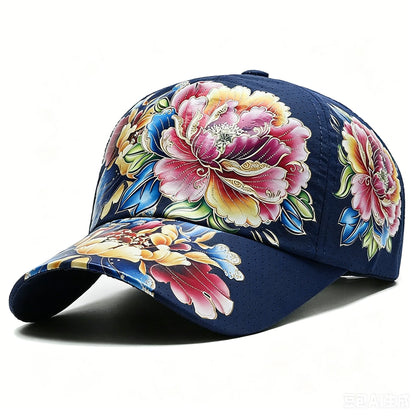 Men Women Floral Baseball Cap