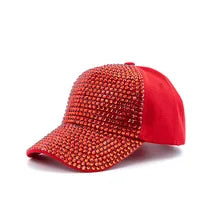New Fashion Women Diamond Inlay Cap Spring Summer