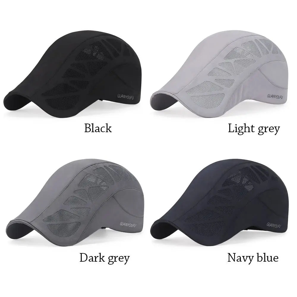 Summer Mesh Letter Quick-Drying Golf Driving Sun Cap