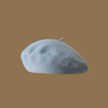 Wool Beret Hat Women French Beret Vintage Painter Cap