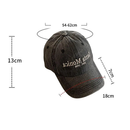 Casual Letter Embroidered Baseball Cap