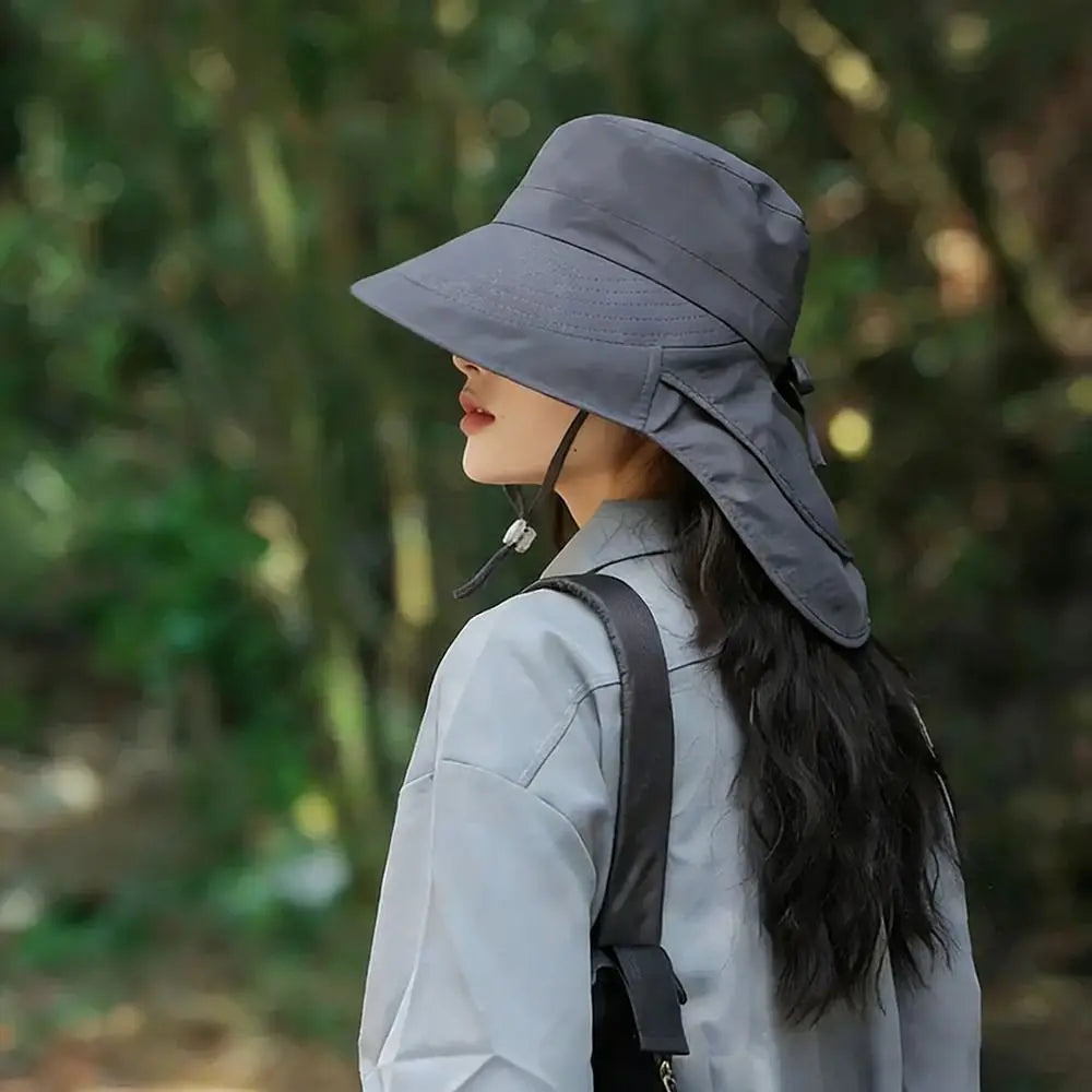 Gifts Adjustable Women's Sun Hat Neck Protection