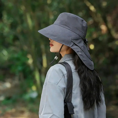 Gifts Adjustable Women's Sun Hat Neck Protection