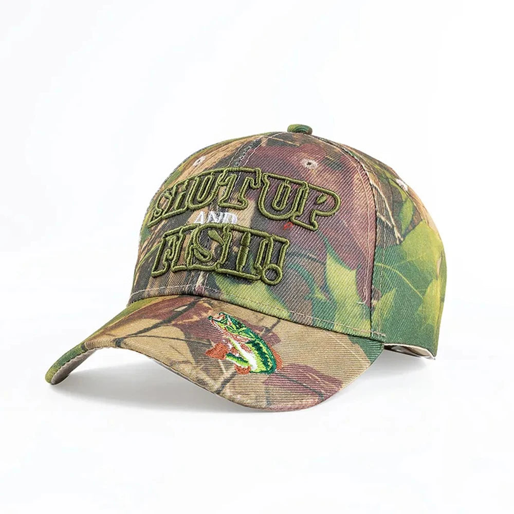 Trendy Embroidery Camouflage Baseball Caps