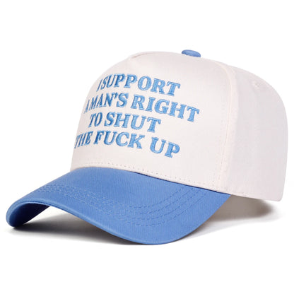 Unisex Letter Embroidery Baseball Caps Outdoor