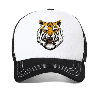 Tiger printing Baseball Cap Men Women