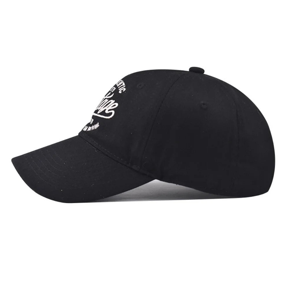 American  vintage Letter Embroidered Baseball Cap for Men Women
