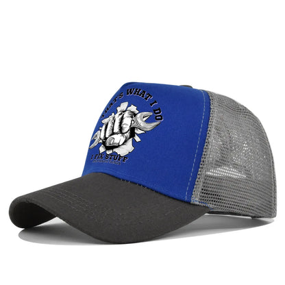 Spring Summer Printed Mesh Breathable Baseball Cap