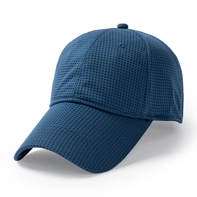 Breathable Quick-Dry Athletic Mesh Long Peak Baseball Cap Summer for Men And Women