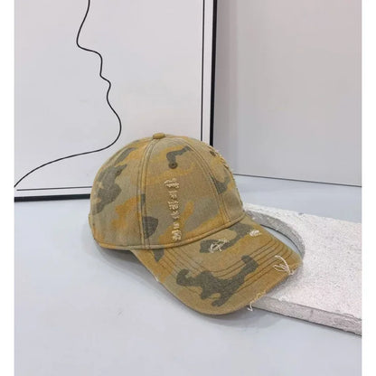 Unisex Trendy Camo Baseball Cap Vintage