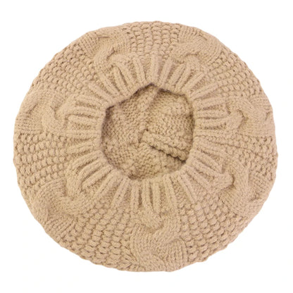 Ladies' Autumn Winter Knitted Berets European And American
