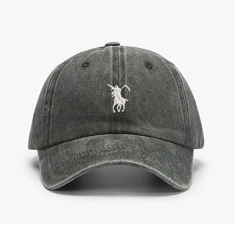 Washed Cotton Soft Baseball Caps Adjustable