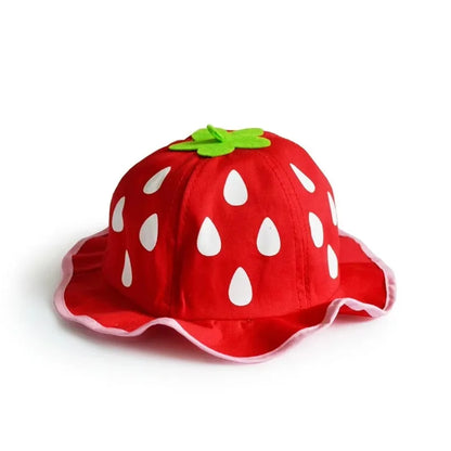 Bucket Hat, Fashion Baby Kids Boys Girls Strawberry Cap Toddler Spring Bucket Hat