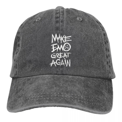 Make Emo Great Again Young Outdoors A Baseball Cap