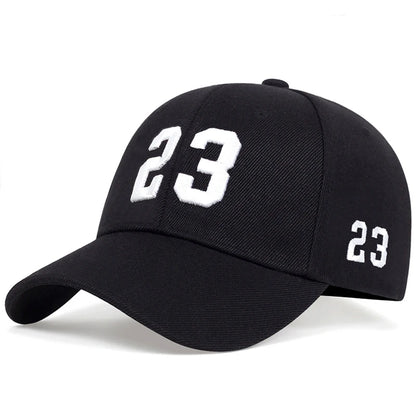 Unisex 23 Embroidery Baseball Caps Spring Autumn Outdoor