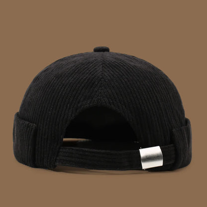 Autumn And Winter Corduroy Brimless Casual Hat