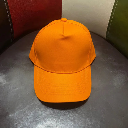 Unisex Solid Color 5 Panel Baseball Cap Trendy Casual Sport Hat