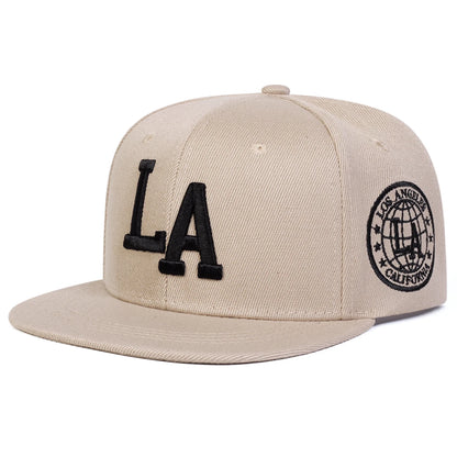 Unisex Letter Embroidery Hip-hop Hats Spring Autumn Snapback Caps