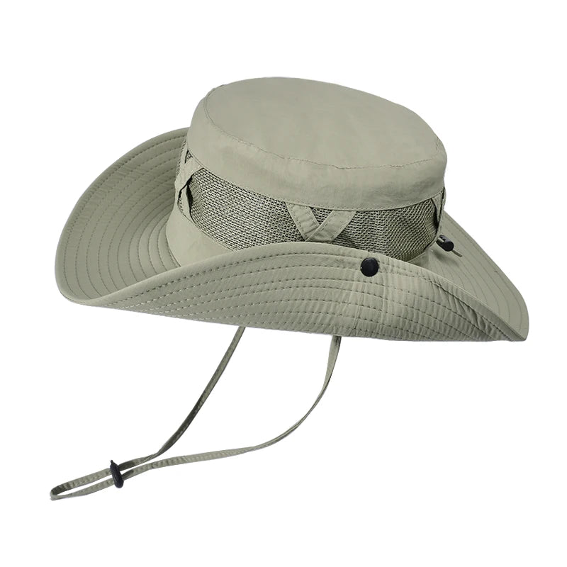 Breathable Sunshade Fisherman Hat Men's Sunscreen Sun Hat Fishing Hat
