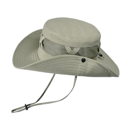 Breathable Sunshade Fisherman Hat Men's Sunscreen Sun Hat Fishing Hat