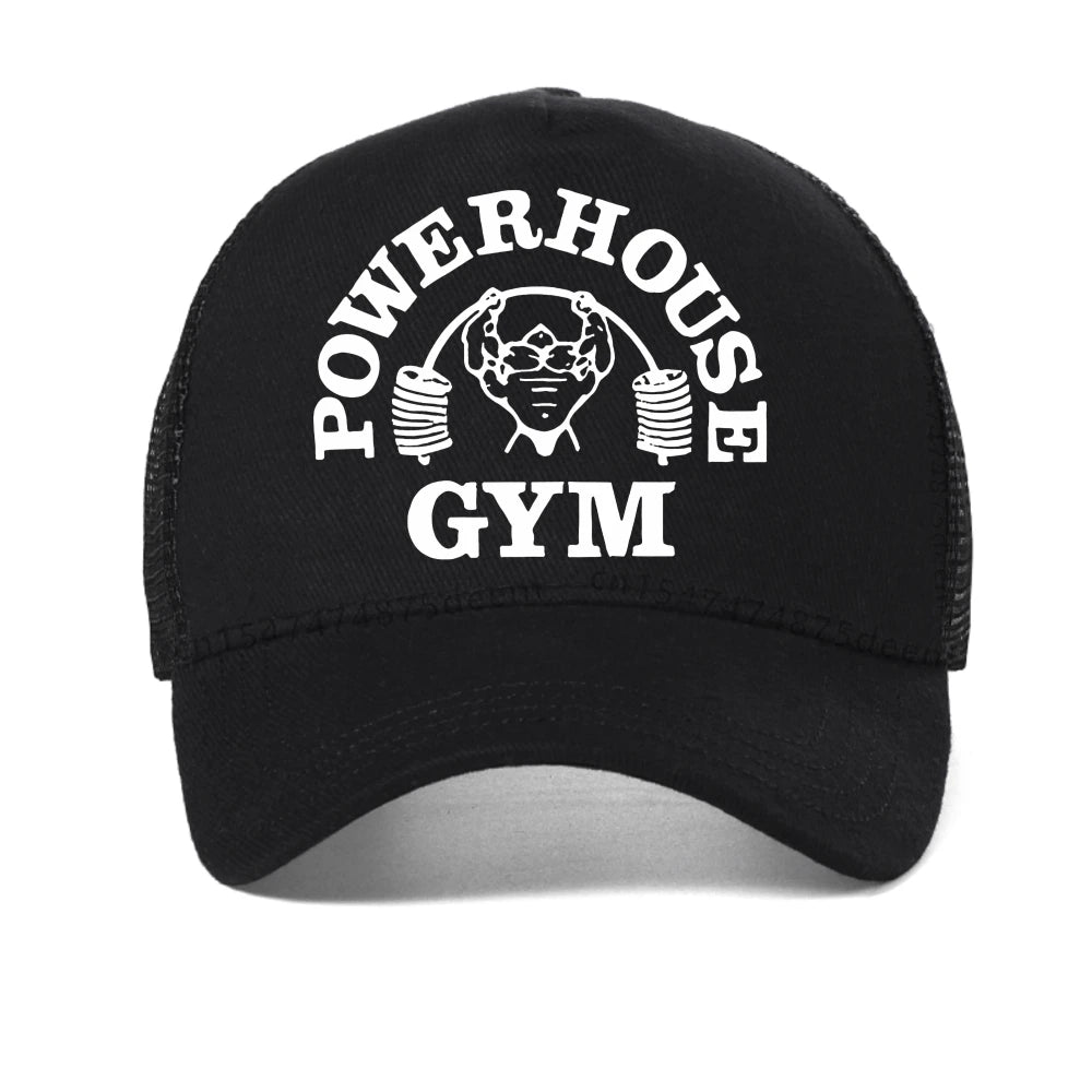 Powerhouse Gym Graphic Baseball Cap Men Women