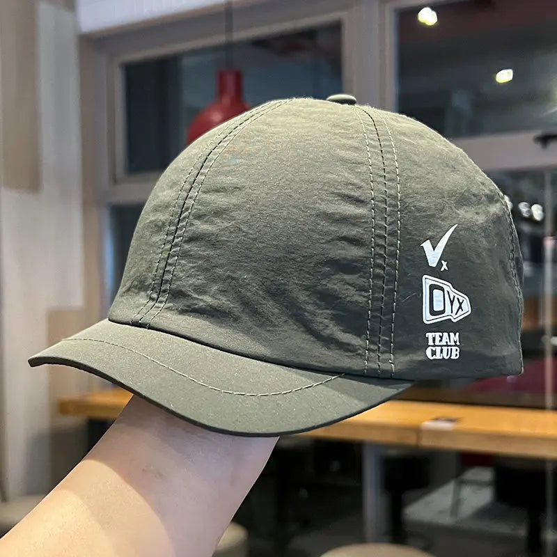 Spring Summer Short Brim Outdoor Sport Baseball Cap Men Women