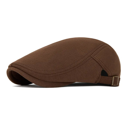 Cotton Adjustable Newsboy Caps Men Woman Casual Beret
