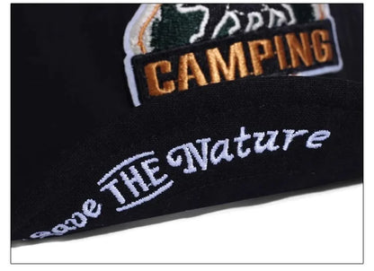 Big Size Short Visor Baseball Cap Breathable Dad Mesh 5 Panel Caps Men