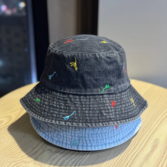New Summer Beach Denim Bucket Hat For Women