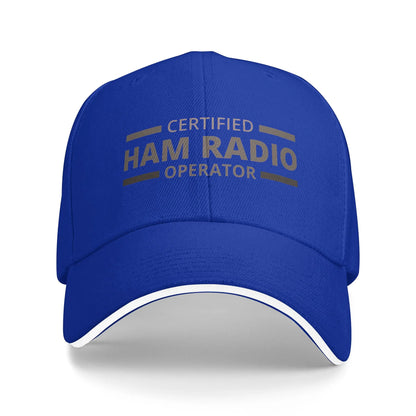 Amateur Ham Radio Baseball Cap Female Male