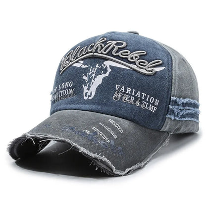 New Cool Fashion Men Washed Cotton Baseball Cap
