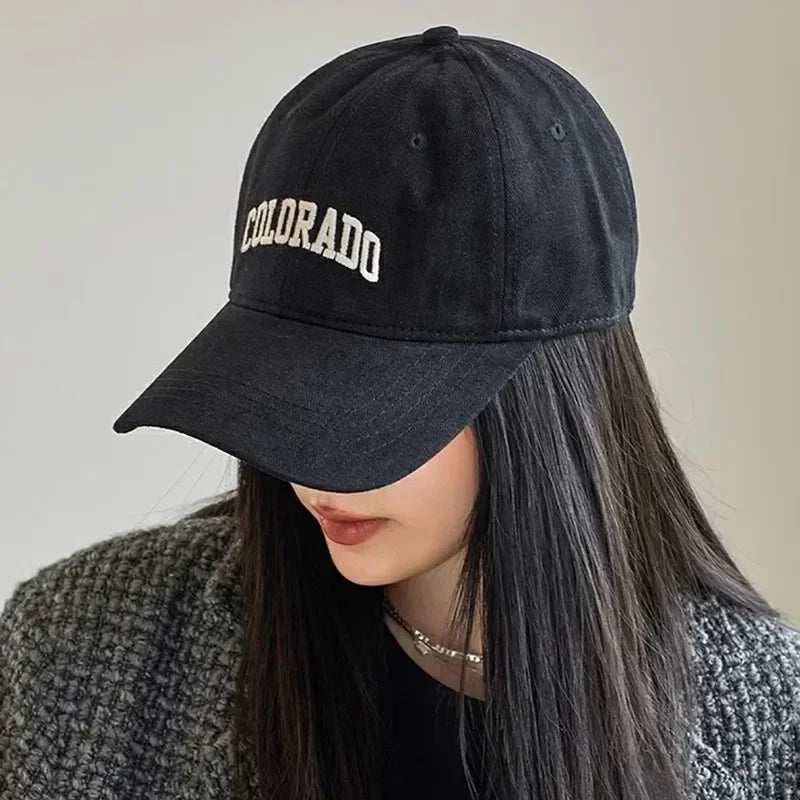 Summer Popular Sport Hats Ladies Soft Cotton Sun Cap Big Head Wholesale