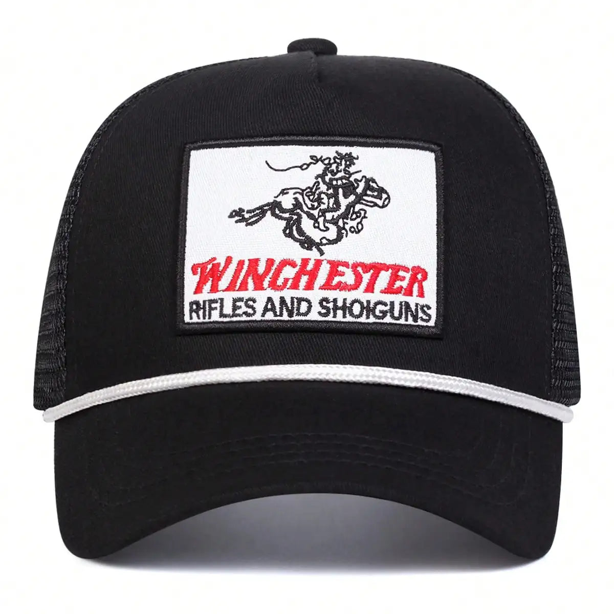 WINCHESTER RIFLES AND SHOTGUNS Truck Driver Cap Personalized Embroidered Letter Baseball Hat Streetwear Mesh Cap