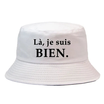 France Print Bob Reversible Bucket Hats Men Women