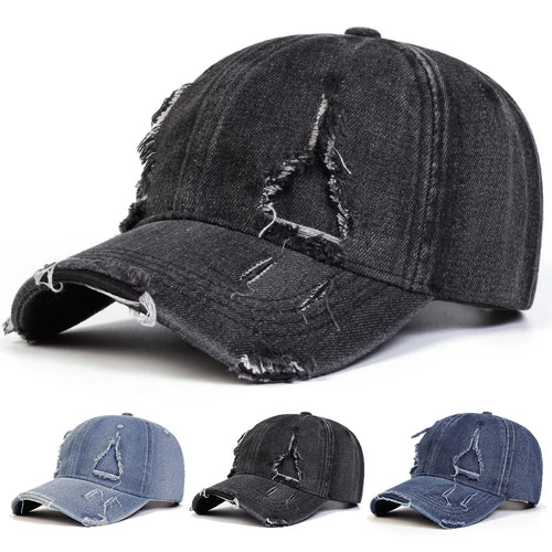 Unisex Triangle Hole Cowboy Baseball Caps