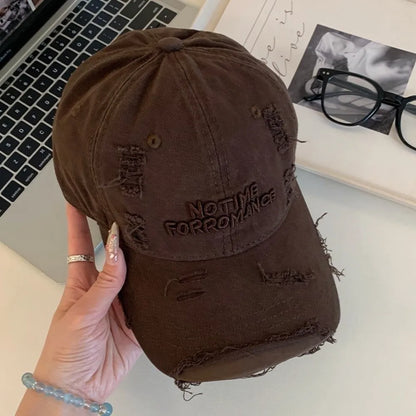 Hip Hop Summer Baseball Caps Letter Embroidery for Men Women